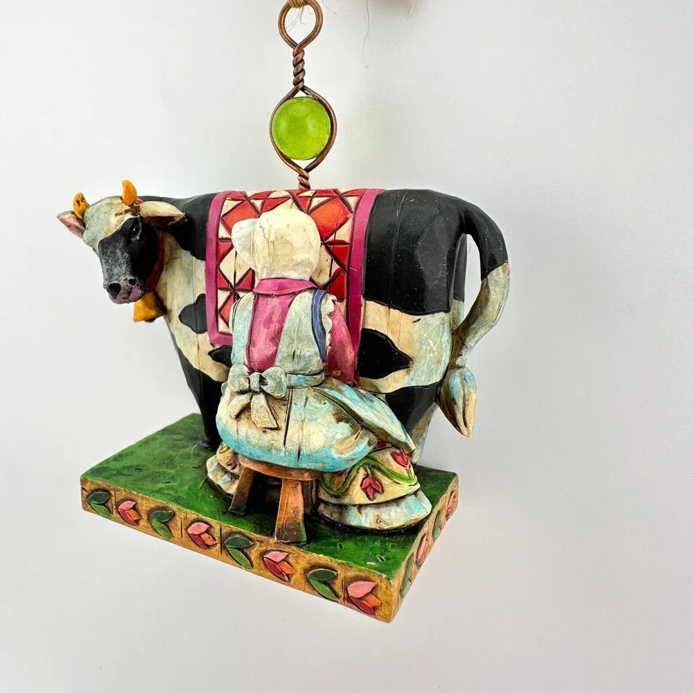 8 Maids Milking Jim Shore Heartwood Creek 12 Days of Christmas Ornament 2005